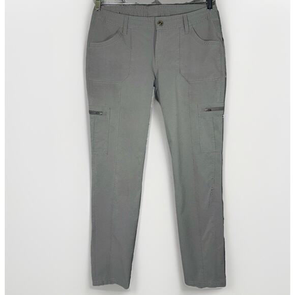 KUHL Horizn Gray Ripstop Skinny Pants 10 Short Hiking Climbing Outdoor Active - Picture 1 of 11